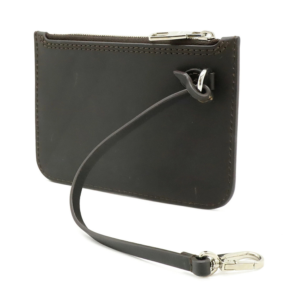 LOUIS VUITTON Monogram Mahina 2way Shoulder Bag Leather Noir Black Pouch - Picture 9 of 9